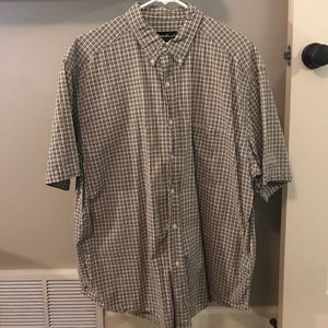 Plaid Eddie Bauer Short Sleeve Button-Down